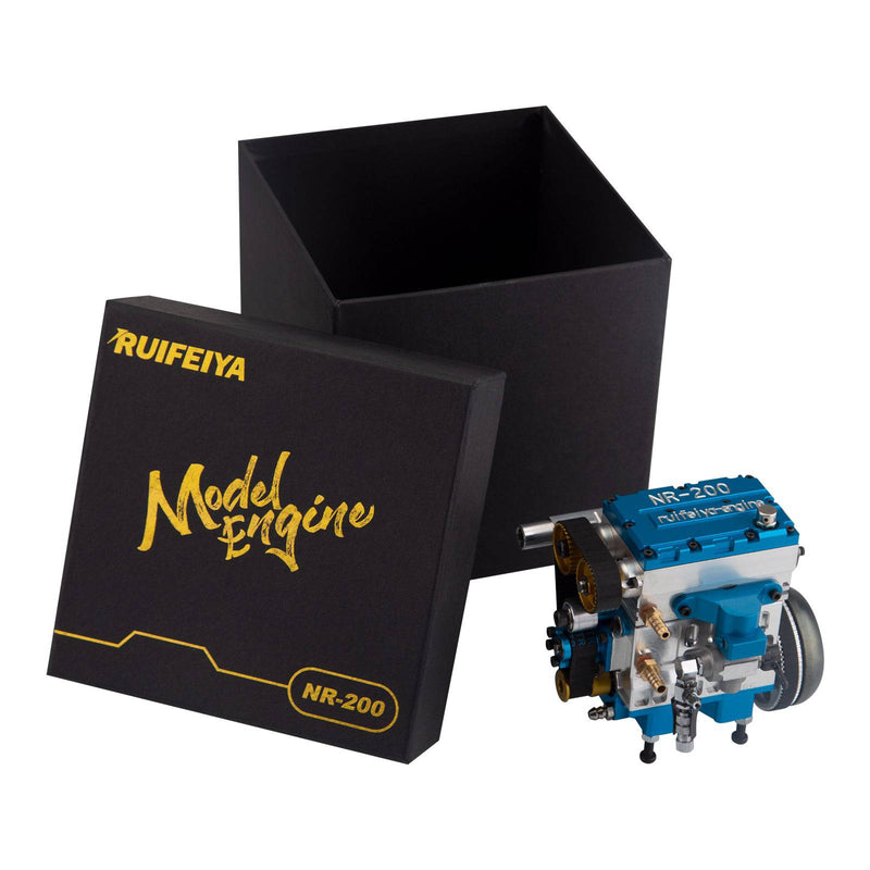 NR200 8.6cc 2 Cylinder In-line Four-stroke Nitro Engine Motor Water-cooled Electric Start Engine for 1/8 RC Car 22000rpm - stirlingkit