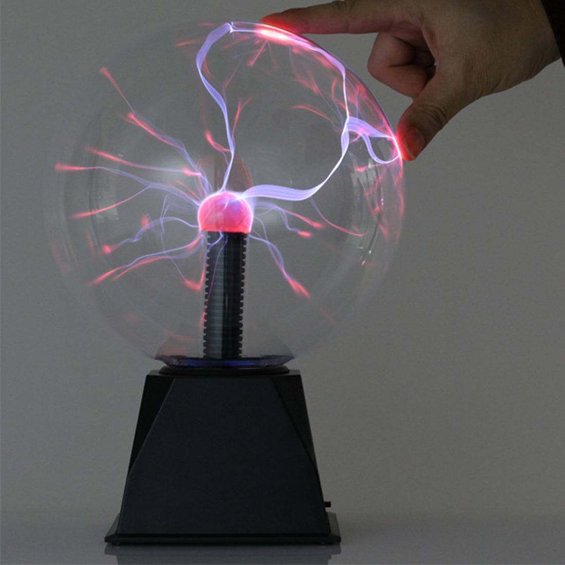 4.5V Plasma Globe Lamp with Power Adapter EU Plug - stirlingkit