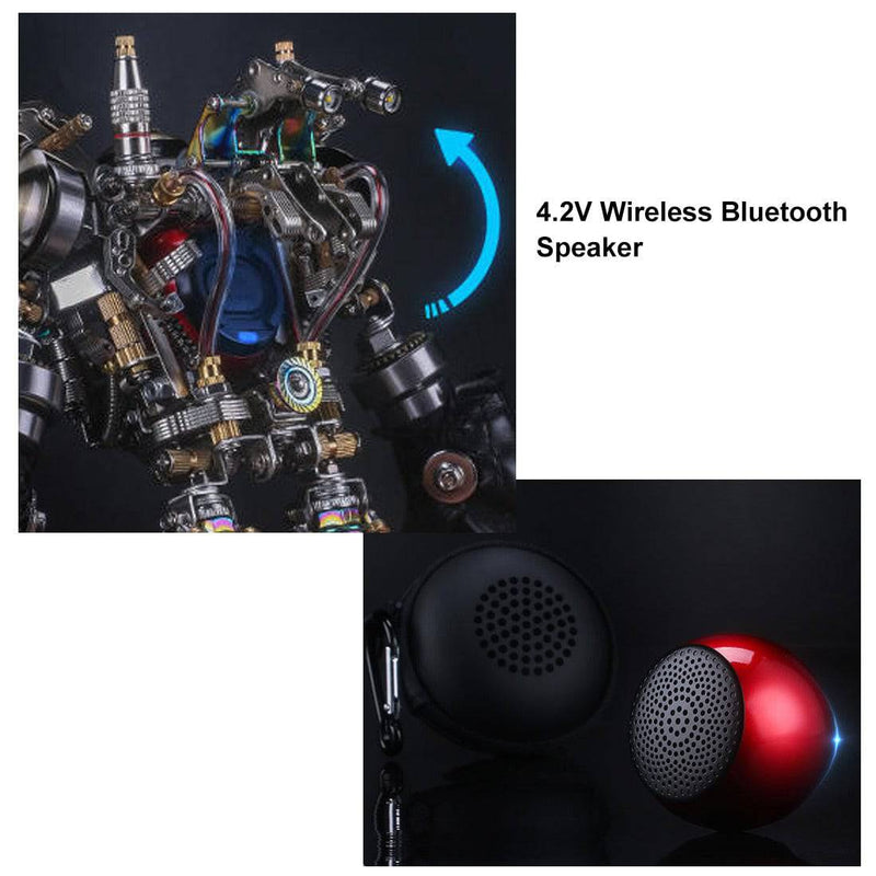 880PCS+ DIY Mechanical Boxing Enthusiasts Mech Metal Model Educational Toy Gift - stirlingkit