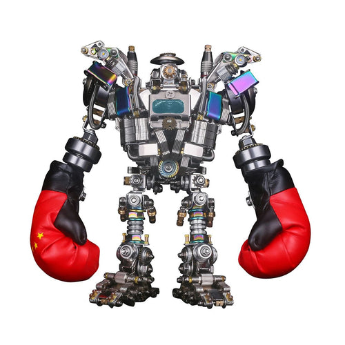 880PCS+ DIY Mechanical Boxing Enthusiasts Mech Metal Model Educational Toy Gift - stirlingkit