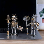 8PCS DIY Metal Mechanical Saint 3D Model Assembly Educational Toy Kit - stirlingkit