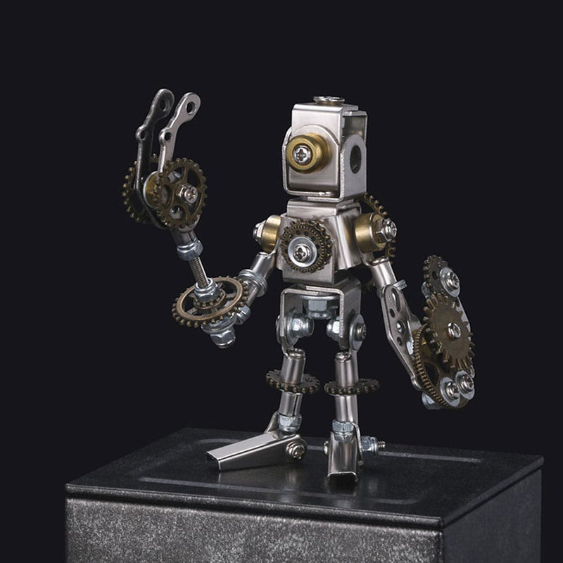 8PCS DIY Metal Mechanical Saint 3D Model Assembly Educational Toy Kit - stirlingkit
