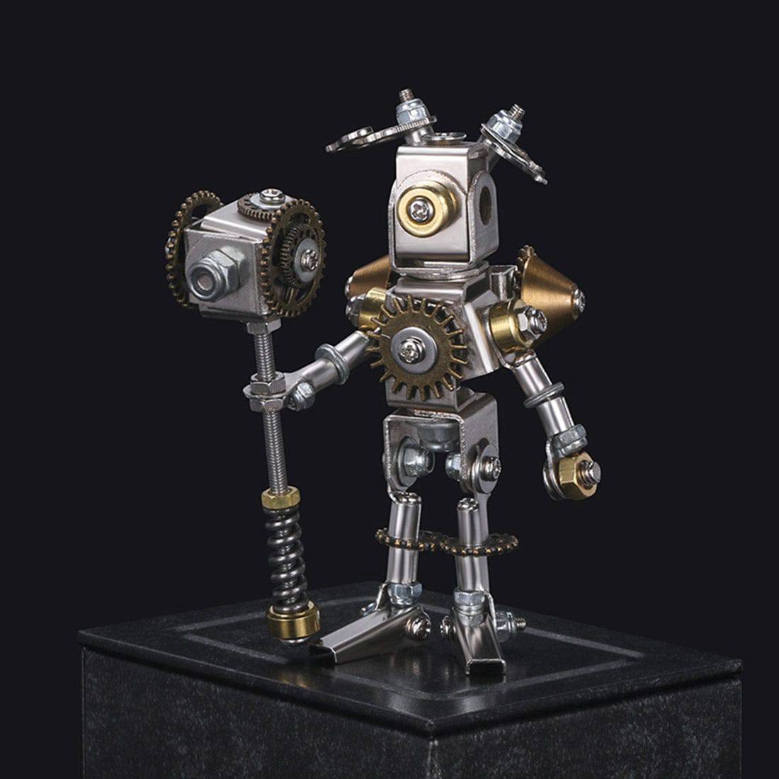 8PCS DIY Metal Mechanical Saint 3D Model Assembly Educational Toy Kit - stirlingkit