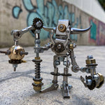 8PCS DIY Metal Mechanical Saint 3D Model Assembly Educational Toy Kit - stirlingkit