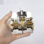 Brass Mini Steam Engine Model without Boiler for Model Ship - stirlingkit