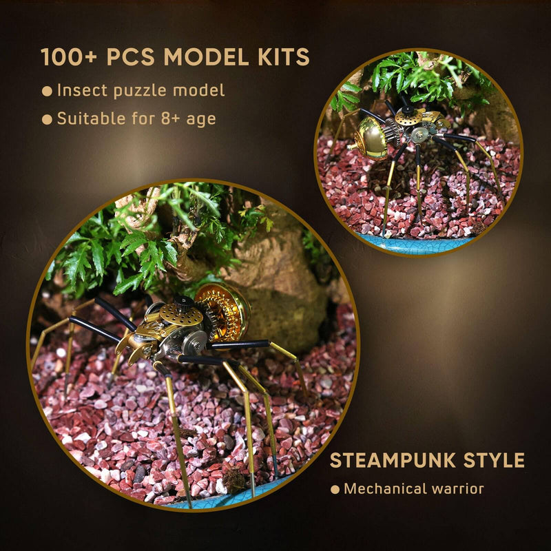 90PCS+ Steampunk Insect MINI Metal Creative Crafts - stirlingkit