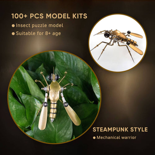 90PCS+ Steampunk Insect MINI Metal Creative Crafts - stirlingkit