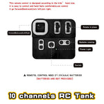952 PCS DIY Assembly Kit Simulation Remote Control Military Tank Model Toy - stirlingkit
