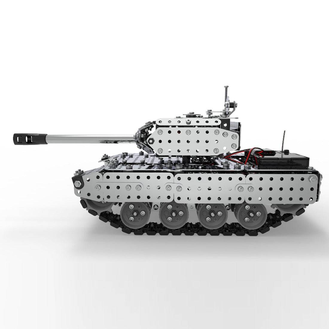 952 PCS DIY Assembly Kit Simulation Remote Control Military Tank Model ...