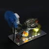 γ GammaType Stirling Engine Generator Model with LED Light Bar & Fan  Science Experiment Educational Toy - stirlingkit