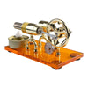 γ-shape Hot-air LED External Combustion Stirling Engine Model - stirlingkit