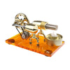 γ-shape Hot-air LED External Combustion Stirling Engine Model - stirlingkit