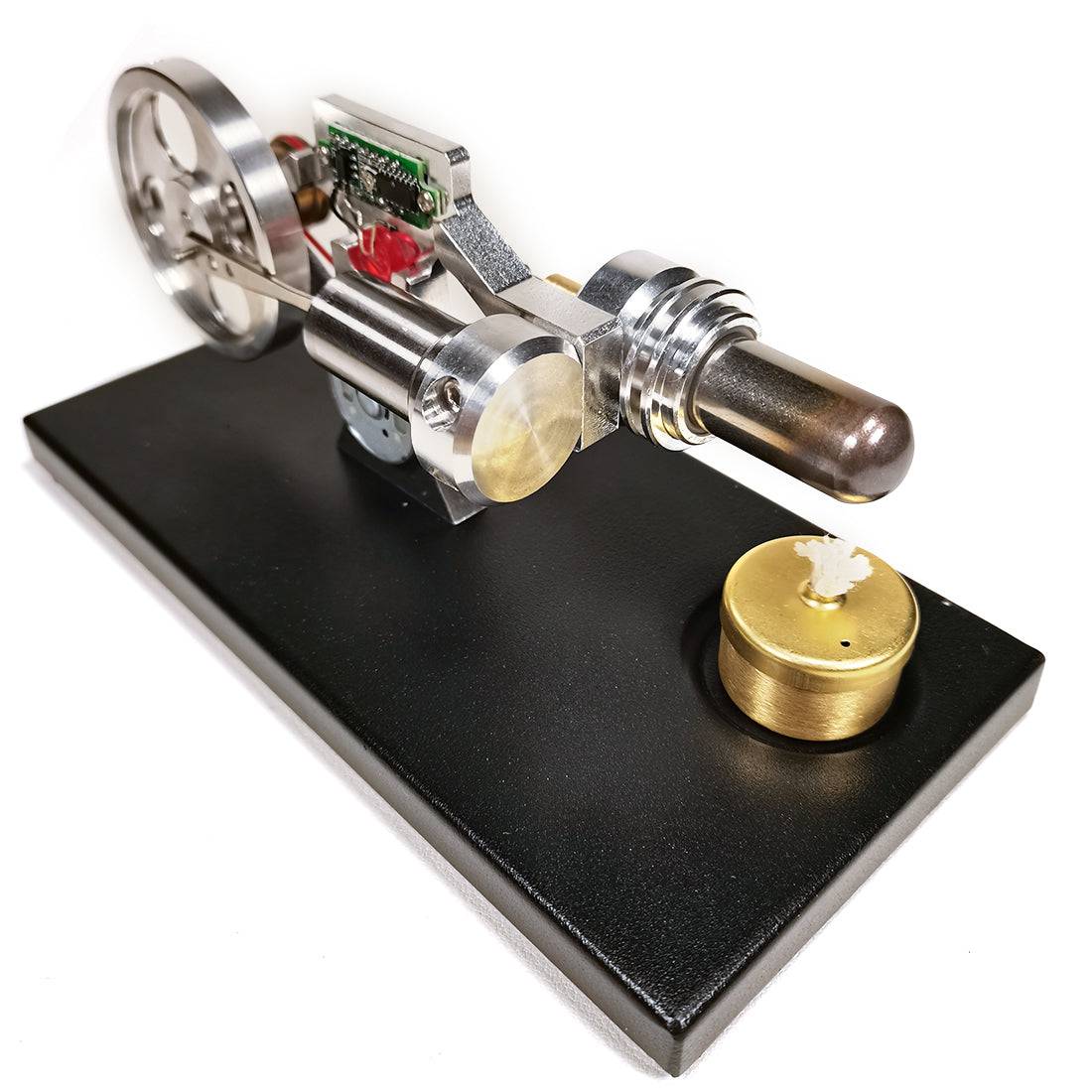 γ Type Digital Stirling Engine Model with Glow Lamp Bead  Science Experiment Toy - stirlingkit