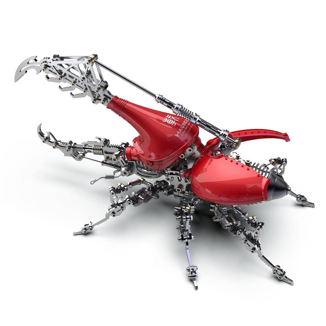 Adavanced 1014PCS+ Mechanical Green Dynastes Beetle 3D Metal DIY Assembly Kits Toys - stirlingkit