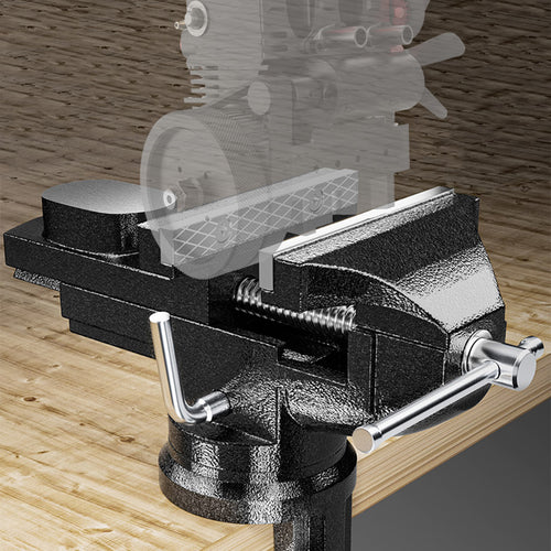 Adjustable Fixed Bench Vice Tool for Engine Model Builders - stirlingkit