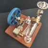 Adjustable Speed Stirling Engine Model Toy with Vertical Flywheel Science Experiment - stirlingkit