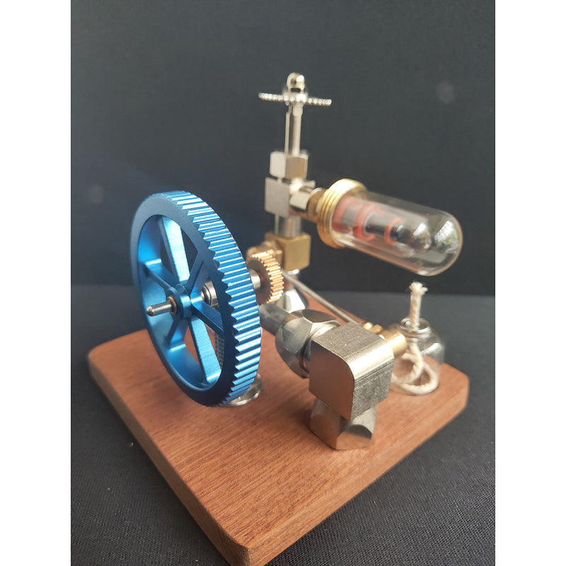 Adjustable Speed Stirling Engine Model Toy with Vertical Flywheel Science Experiment - stirlingkit