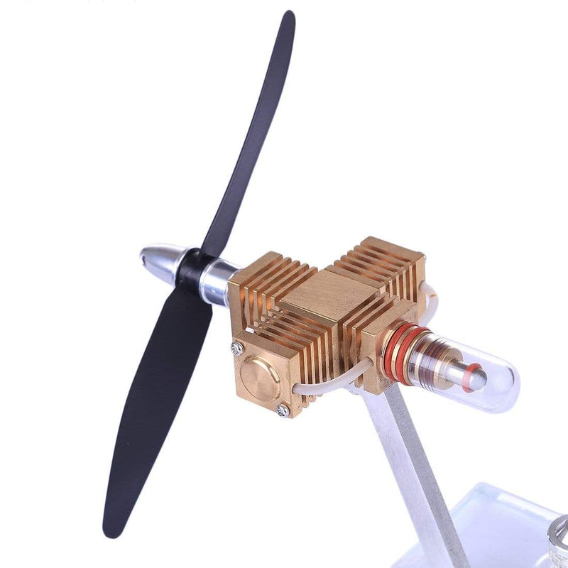 Aircraft Hot Air Engine Power Generator Engine Innovative Stirling Engine Science Toys - stirlingkit