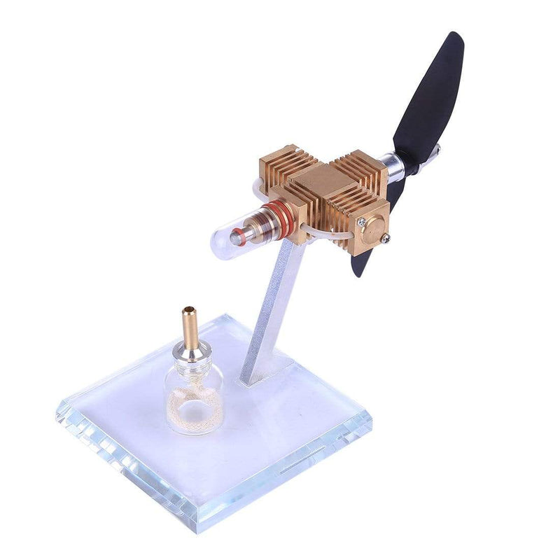 Aircraft Hot Air Engine Power Generator Engine Innovative Stirling Engine Science Toys - stirlingkit