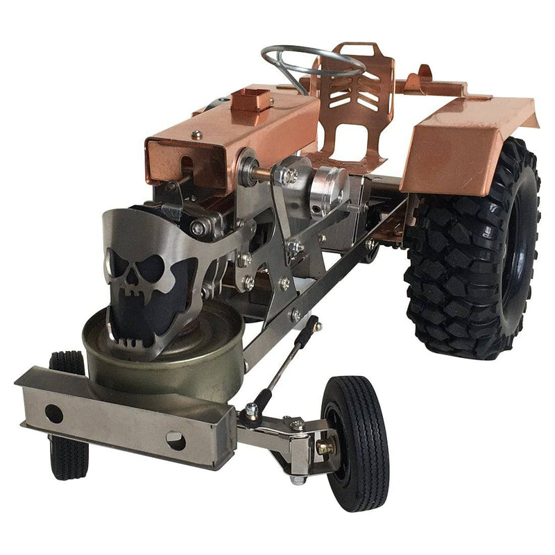 Alcohol Powered Mini Tractor with Fire Stirling Engine - stirlingkit