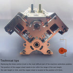 V8 Electromagnetic Engine Model  Engine Toy for Model Car / Ship - stirlingkit