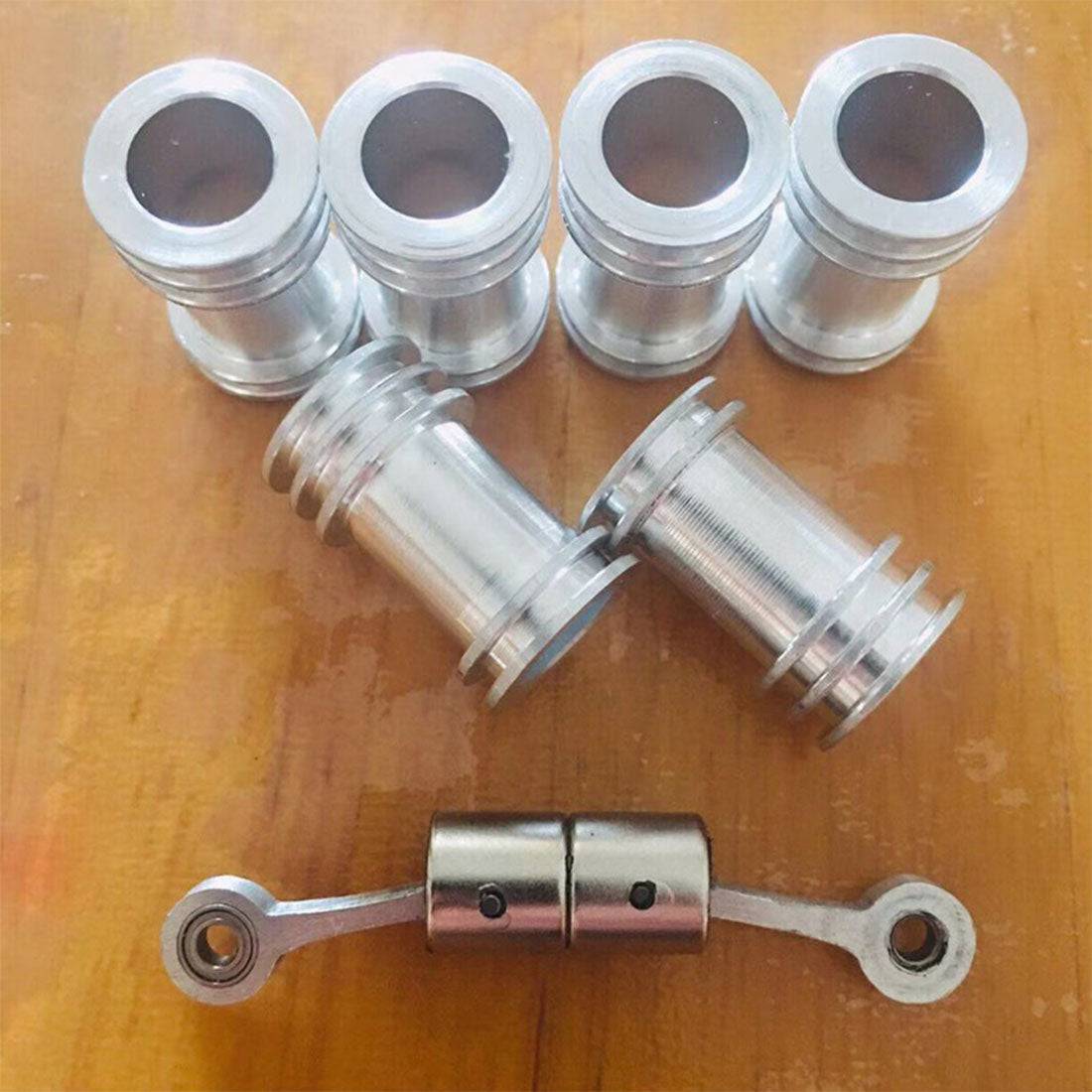 V8 Electromagnetic Engine Model  Engine Toy for Model Car / Ship - stirlingkit