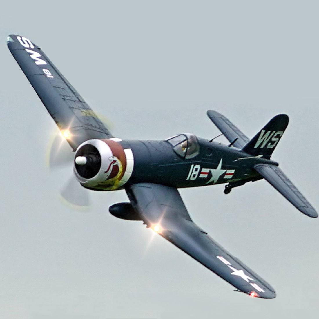 Arrows Hobby 1100mm F4U-4 Corsairs Attack Fighter RC Model Airplane RTF - stirlingkit