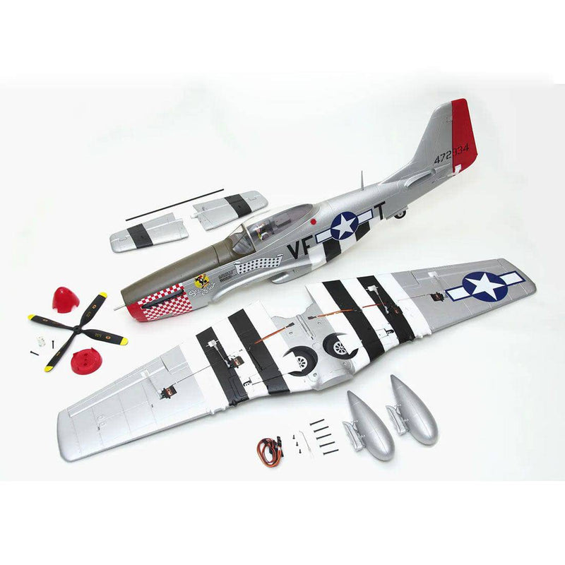 Arrows Hobby 1100mm P-51 Propeller Fighter RC Airplane Aircraft PNP Assembly - stirlingkit