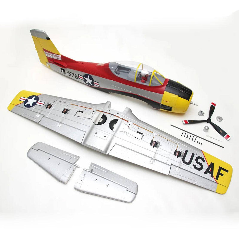 Arrows Hobby 1100mm T-28 Jrojan Fighter RC  Fixed-wing Aircraft PNP Assembly - stirlingkit