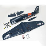 Arrows Hobby Assembly 1100mm F8F Bearcat Fighter RC Airplane Aircraft Model PNP - stirlingkit