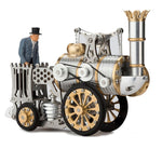 Assembly Rocket Locomotive Steam Train Retro Stirling Engine Model (No Track ) - stirlingkit