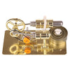 Assembly Single Cylinder Stirling Engine Generator DIY Model - Golden - stirlingkit