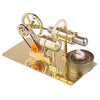 Assembly Single Cylinder Stirling Engine Generator DIY Model - Golden - stirlingkit