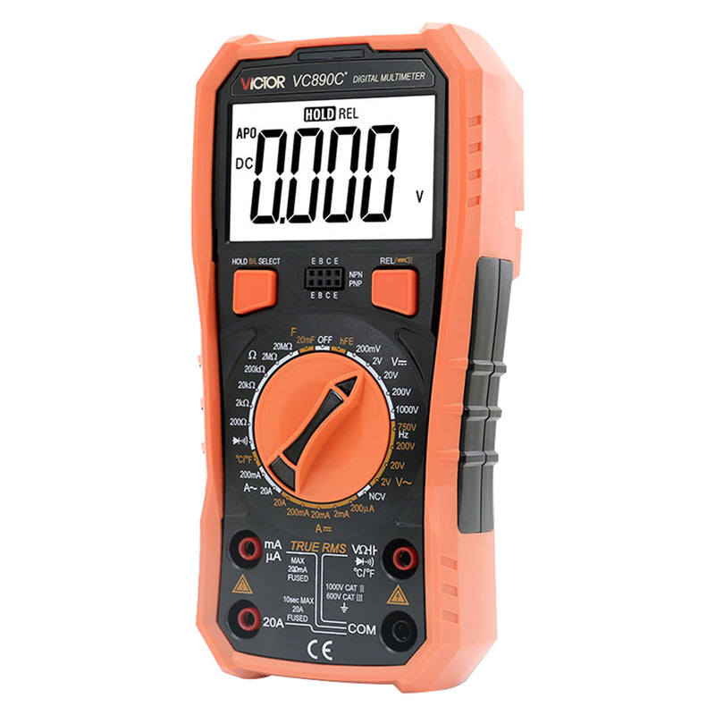 Auto-Ranging Digital Multimeter Voltmeter Engine Voltage Temperature Tester  - Stirlingkit