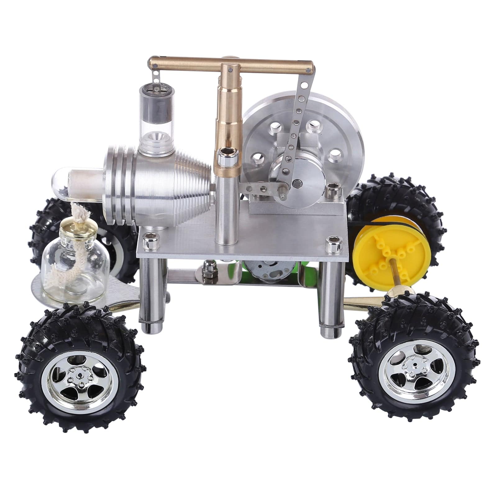 Hot Air Engine DIY Kit Squirrel L Shaped Single Cylinder Hot Air ...