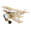 Balsa Wood Triplane Assembly Electric Fixed-wing Aircraft Trainer KIT 770mm - stirlingkit