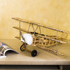 Balsa Wood Triplane Assembly Electric Fixed-wing Aircraft Trainer KIT 770mm - stirlingkit