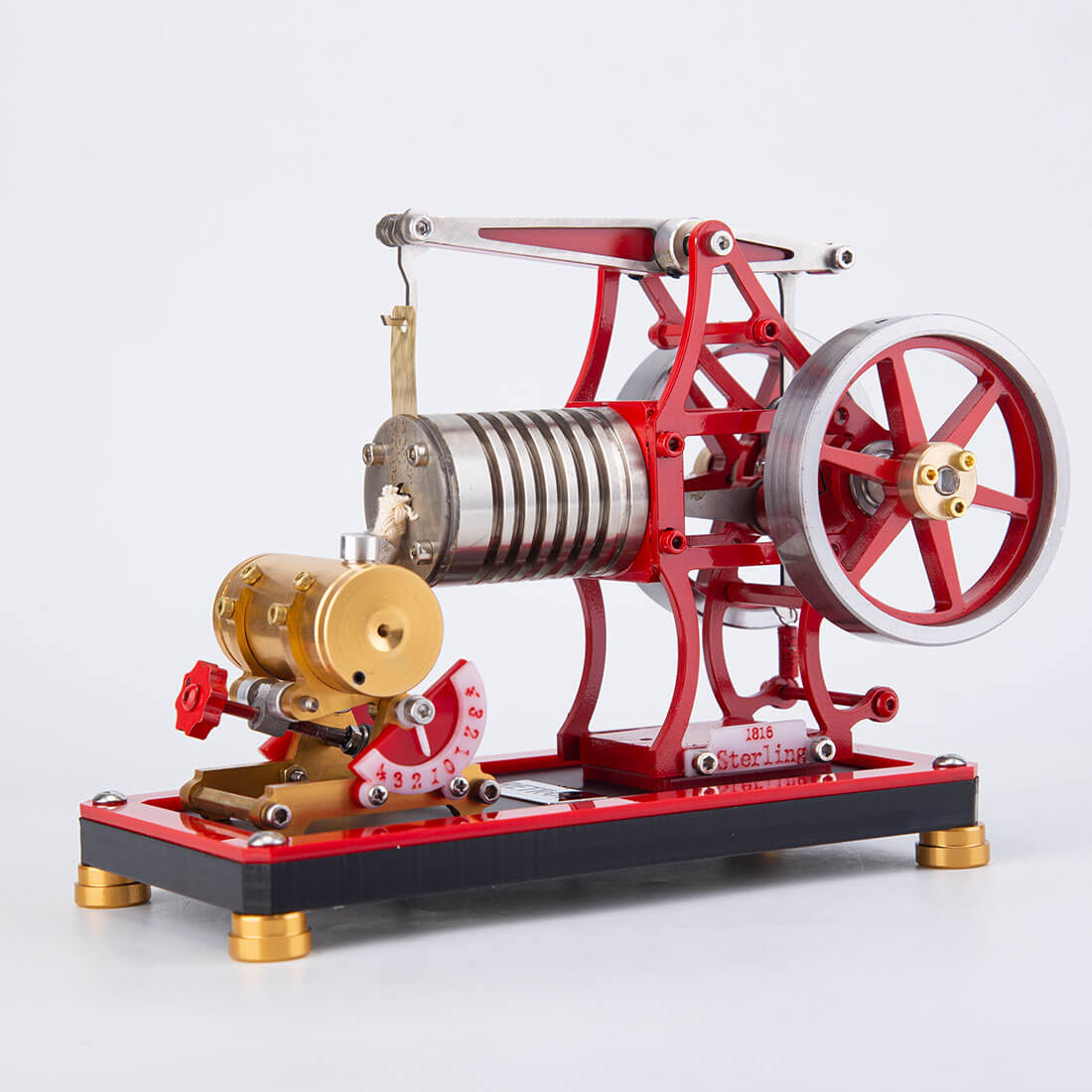 Air Chaud Stirling Modèle Moteur Générateur Puissance Puissance Vapeur Air Chaud Stirling Modèle Moteur Générateur Puissance Puissance Vapeur