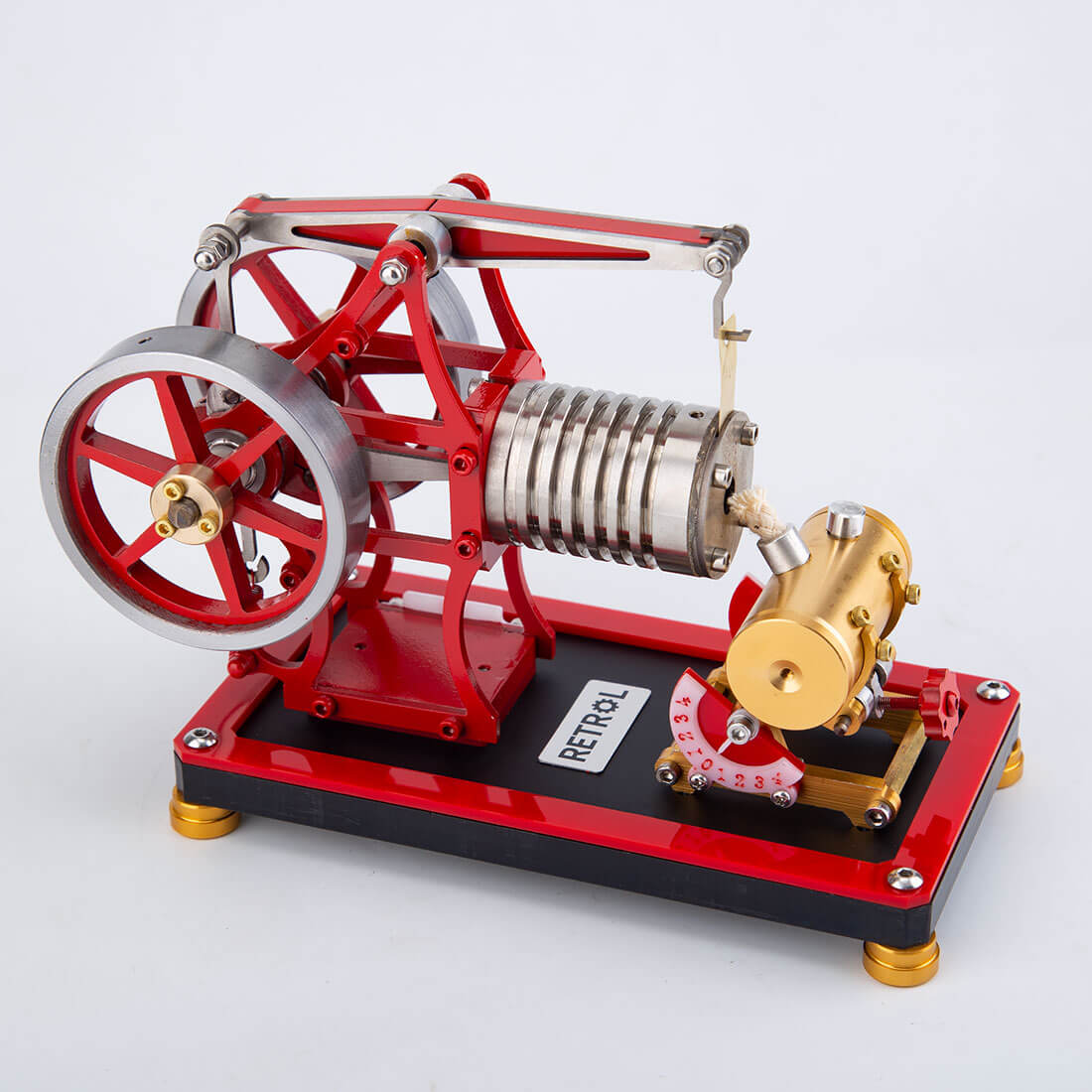 RETROL Beam Engine Flame Eater Vacuum Engine External Combustion Engine Model - stirlingkit