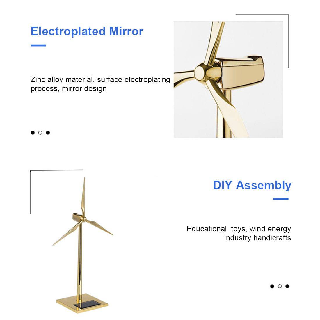 Build Your Own Golden Windmill DIY Metal Kits Free Energy - stirlingkit