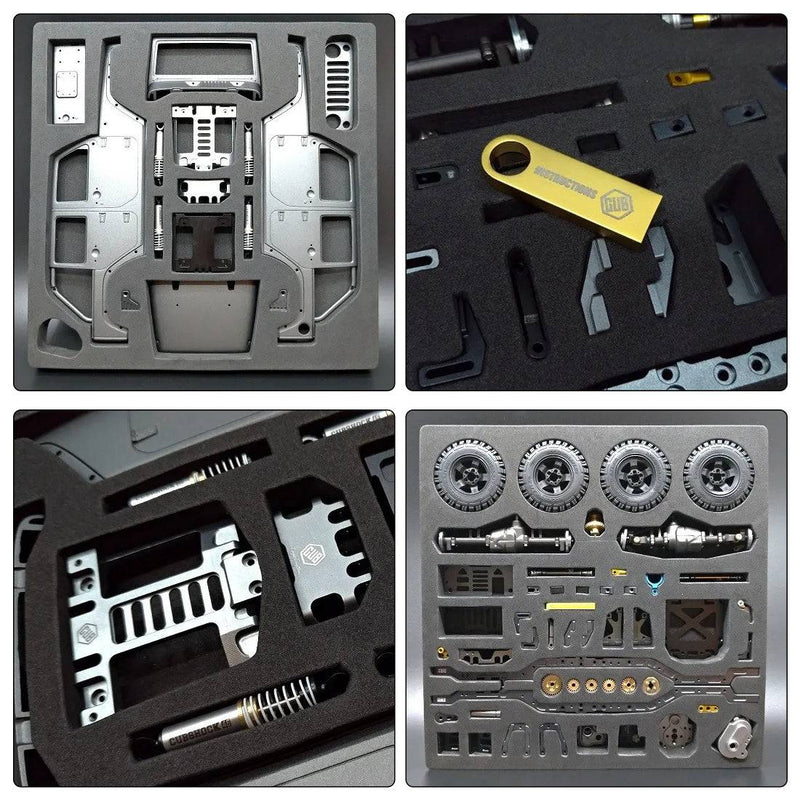 CAPO CUB2 Electric 1/18 4WD RC Car Metal Off-road Climbing Car Model ...