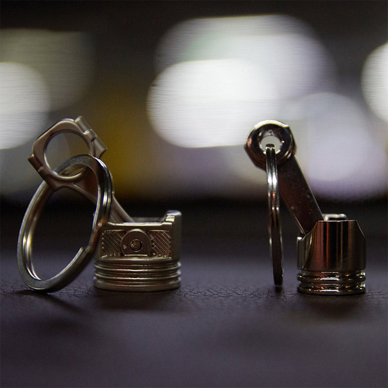 Piston Keyring Keychain,zinc Alloy Piston Key Ring Key Chain - Foto 4