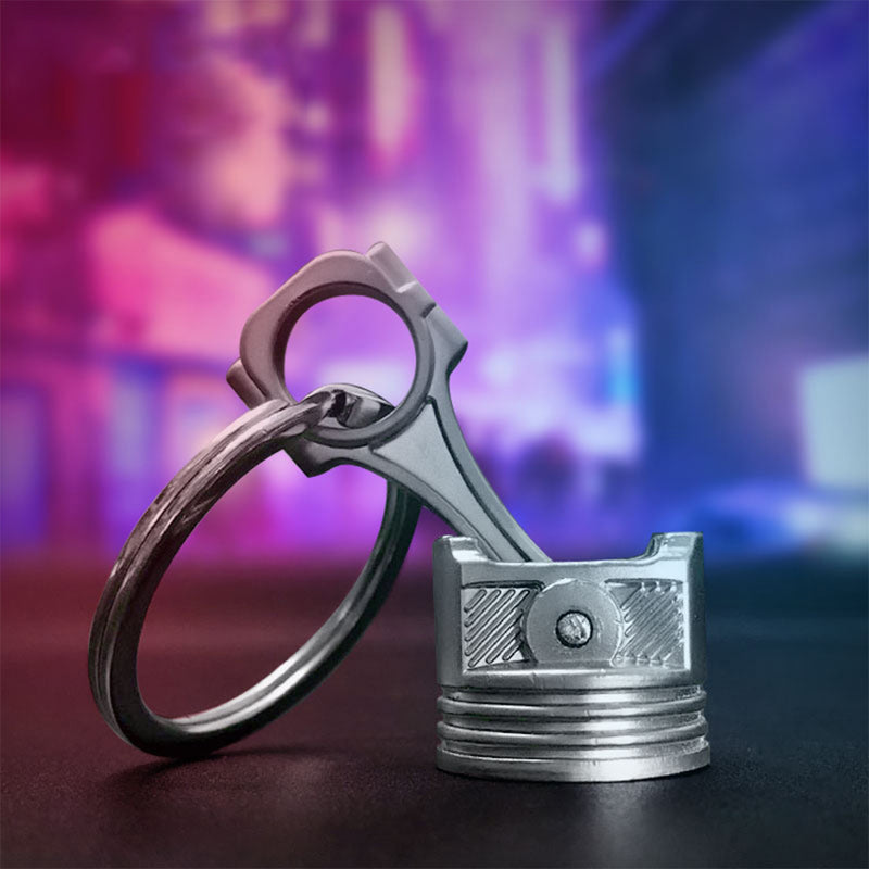 Key Ring Engine Car Engine Piston Key Chain - Stirlingkit