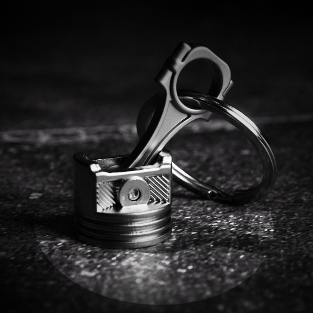 Car Engine Piston Key Chain - Stirlingkit