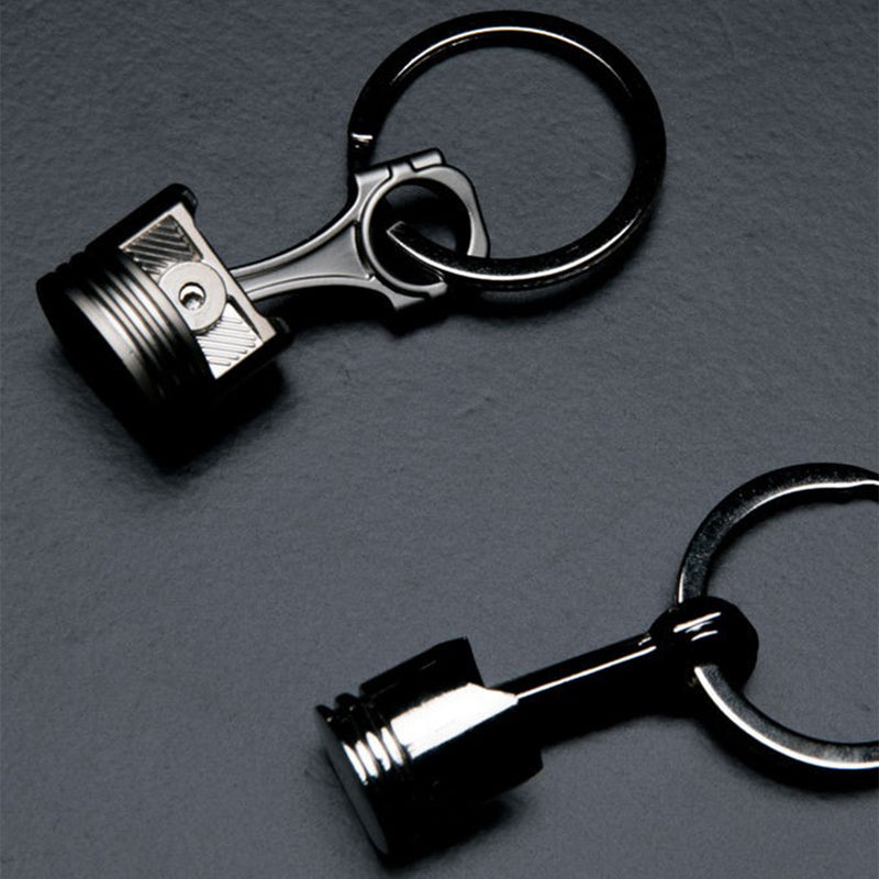 1pc Car Modified Engine Piston Keychain For Men, Metal Keyring, Car Dealer  Gift