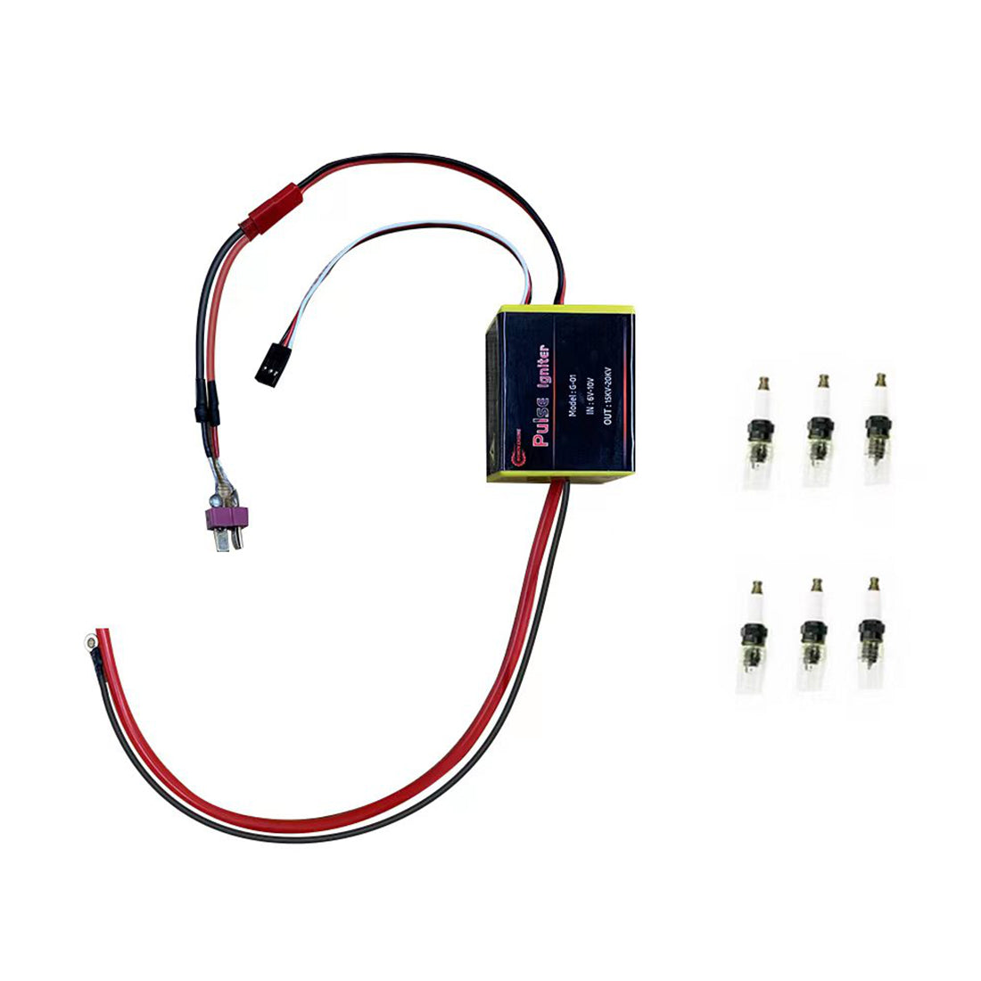 CDI Ignition with Inch Thread 3/16-40  Spark Plug Kit for HOWIN L6-210 Engine Model - stirlingkit