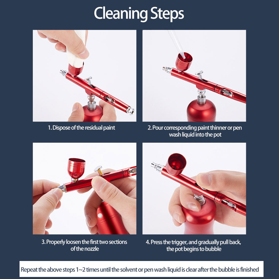 Cheap Airbrush Paint kit Miniatures and Engine Models Paints - stirlingkit