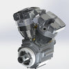 CISON FG-VT157 15.7cc Miniature V-Twin Motorcycle Engine OHV 4 Stroke Air-cooled Gasoline Engine Model Pre-order - stirlingkit