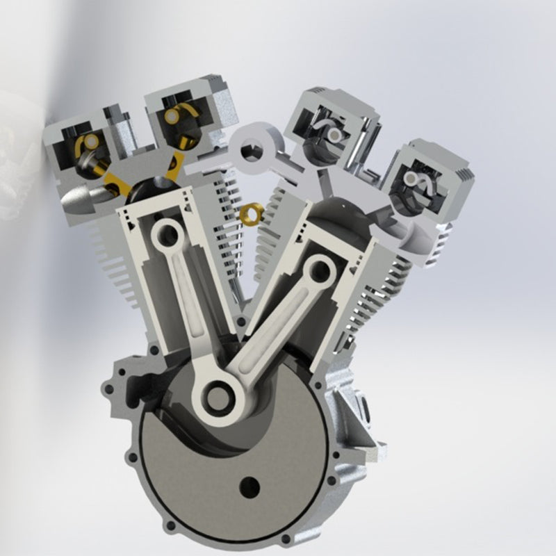 Motorcycle Engine Model Stroke Motorcycle Engine