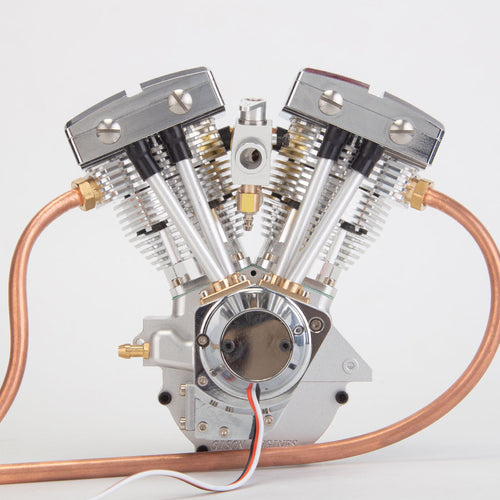 Motorcycle Engine Model V-twin V2 Engine Model - Stirlingkit